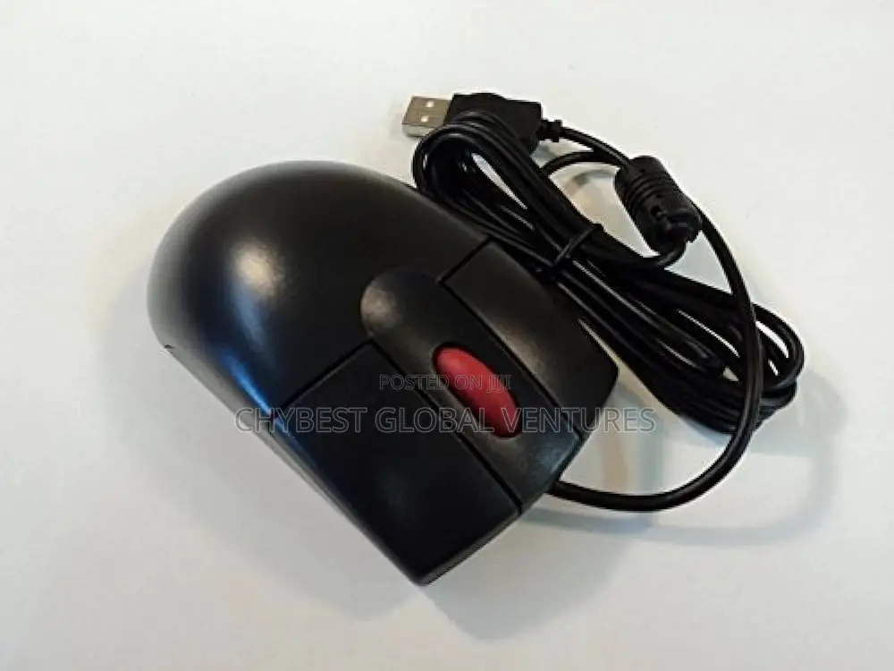 Lenovo Black Optical Three Button Scroll USB Mouse