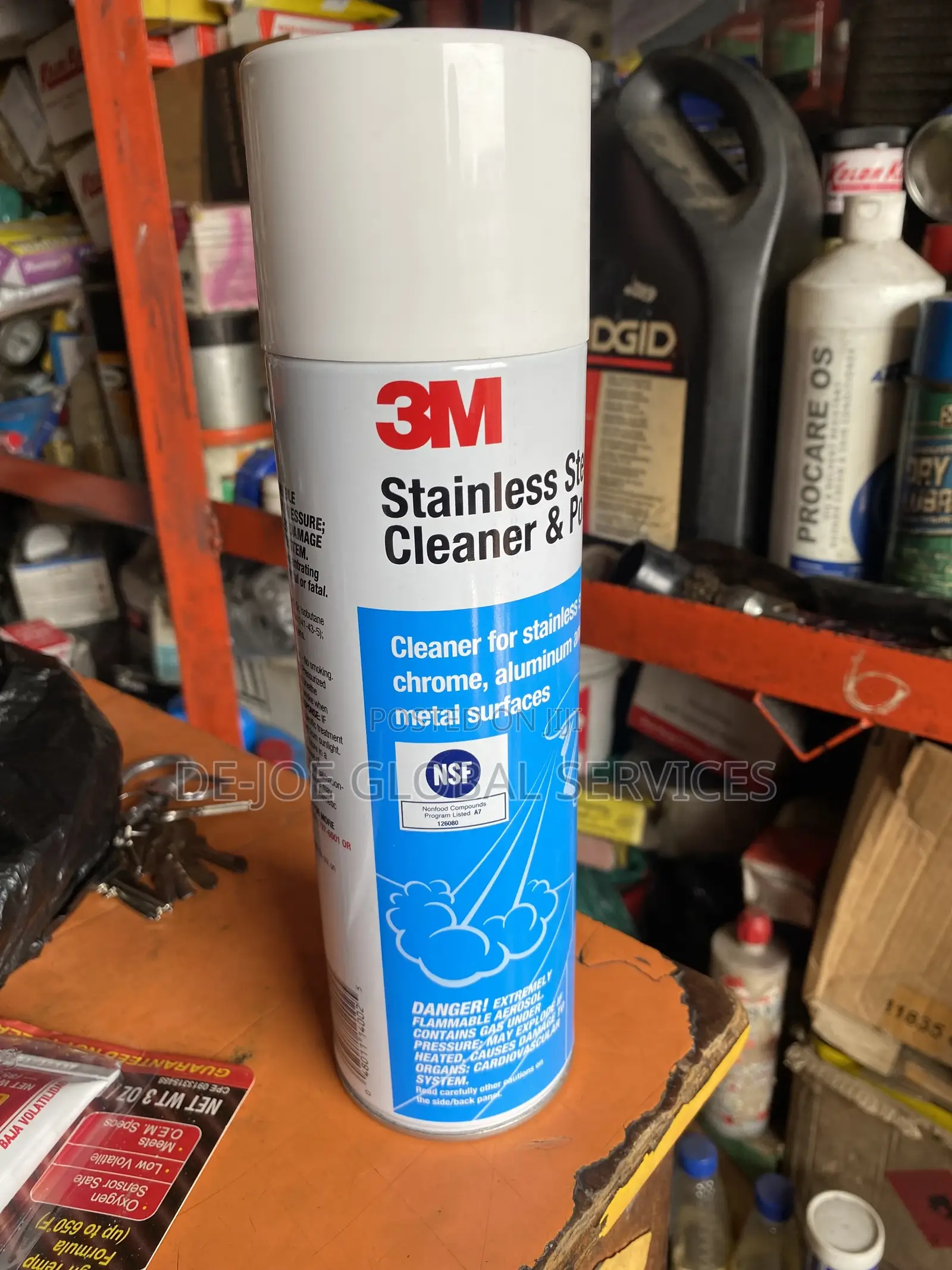 3M Stainless Steel Cleaner Polish Aerosol