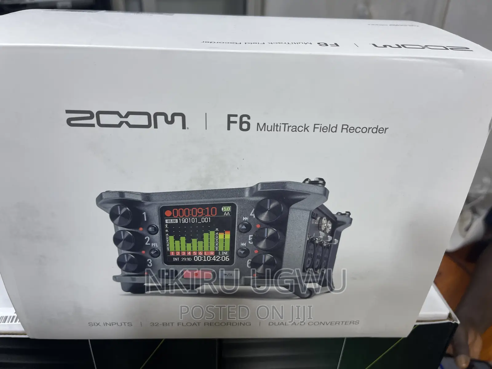 Zoom F6 6-input / 14-track Multitrack Field Recorder