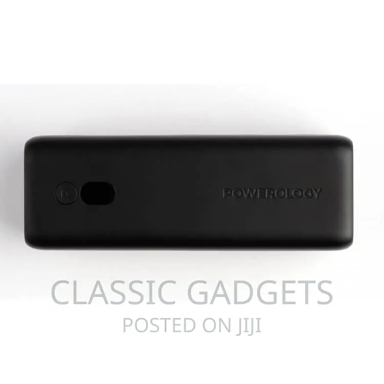 Powerology 30000mah 100W Onyx Laptop Charger Power Bank
