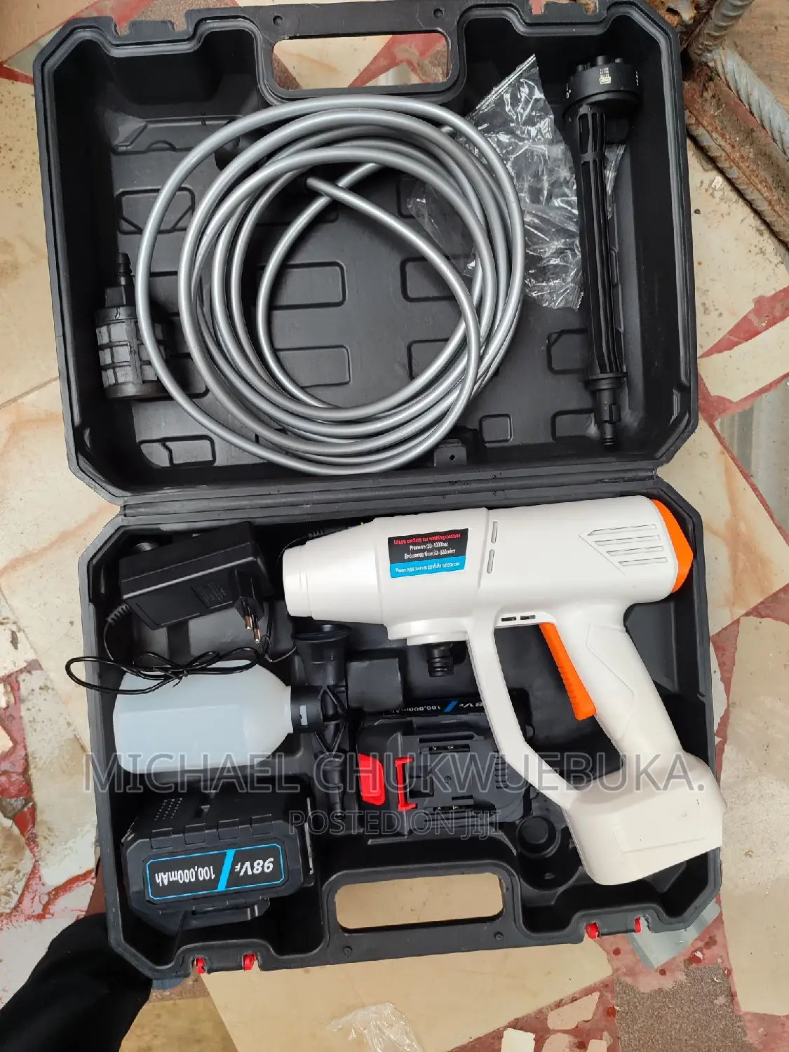 High Pressure Cordless Washer 98volts
