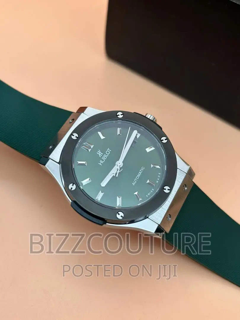 Original Hublot Rubber Strap Watch Available in Store