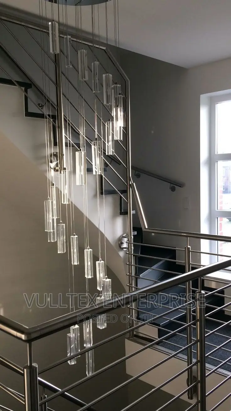 Stainless Handrail Using Argon Welded Steel.