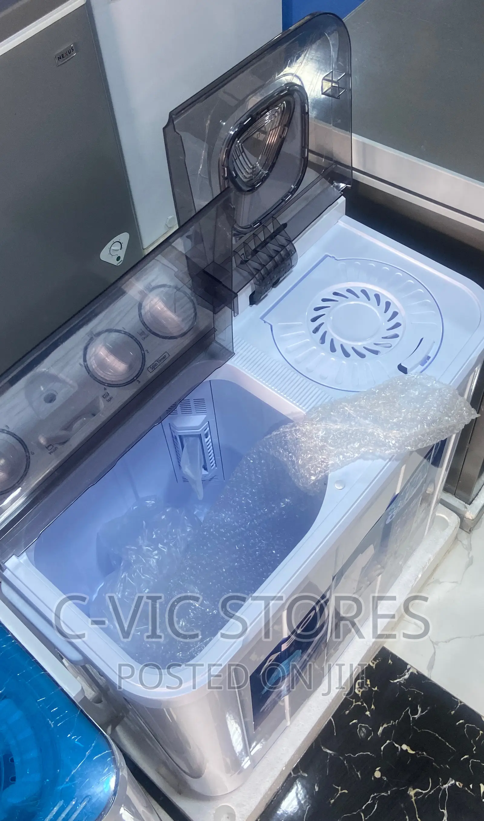Aeon 7kg Twin Tub Washing Machine- Wash/Spin/Drain