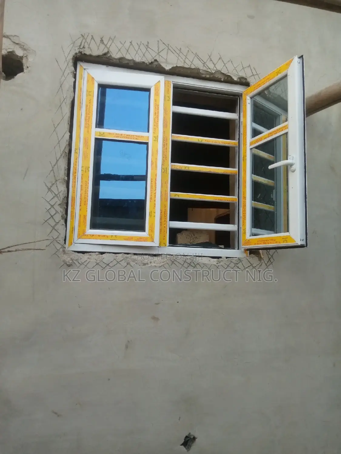 3ft by 3ft Casement Window With Inner Net and Burglary