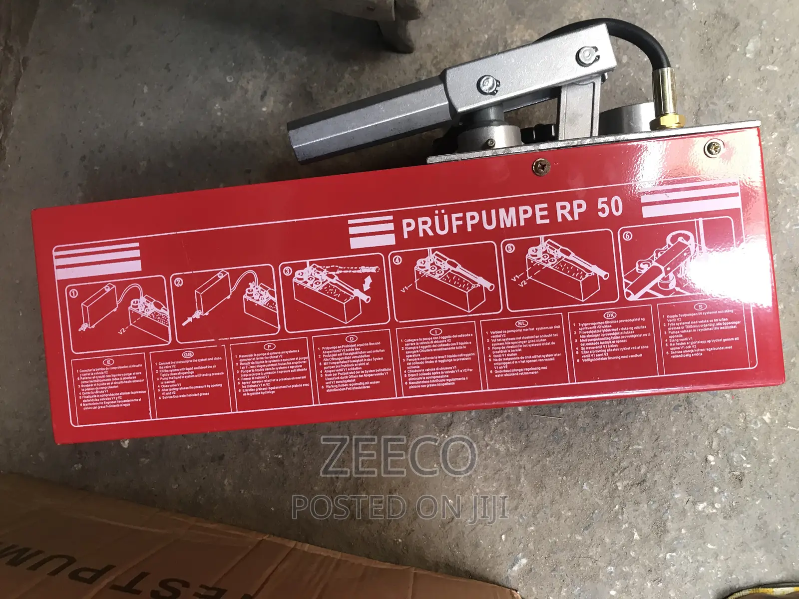 Hydraulic Pressure Test Pump Rp50