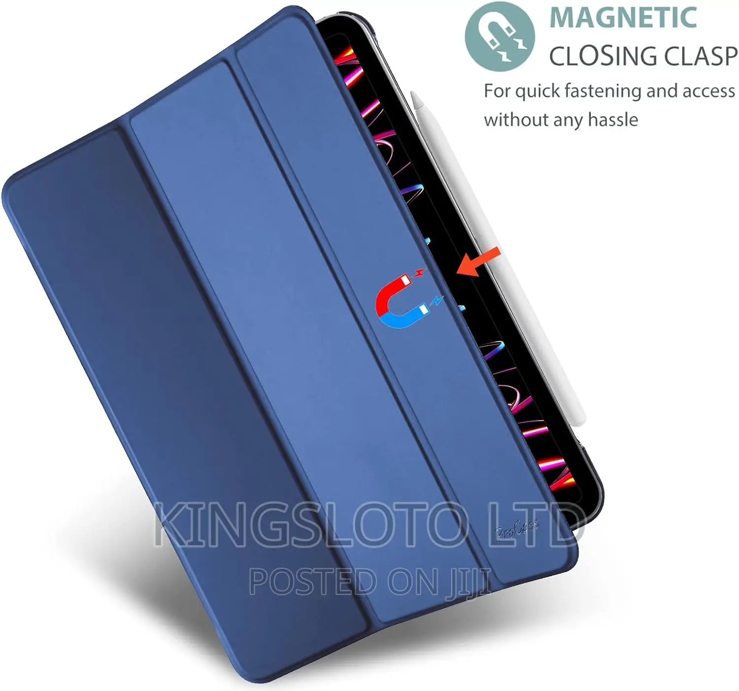 iPad Pro 12.9 2022/2021/2020/2018, Slim Stand Case