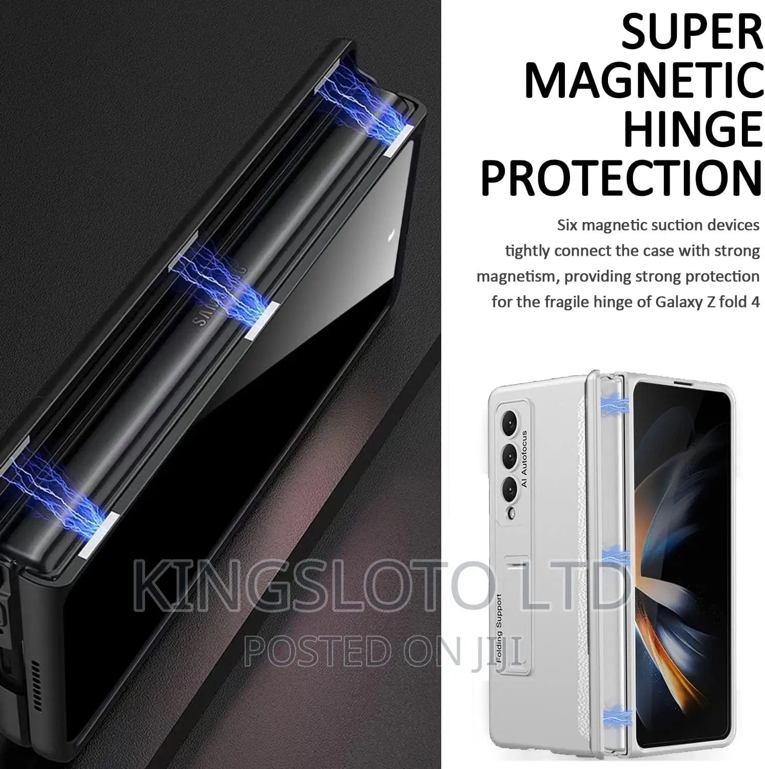 Samsung Galaxy Z Fold 4 Case With Privacy Screen Protector,