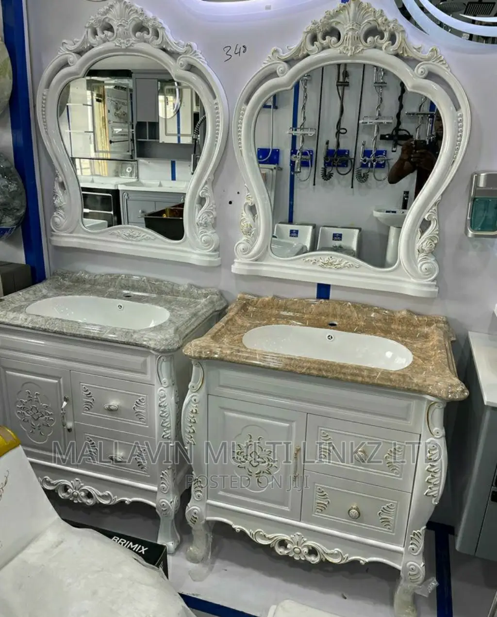 80cm Cabinet Basin Set And Led Mirrors