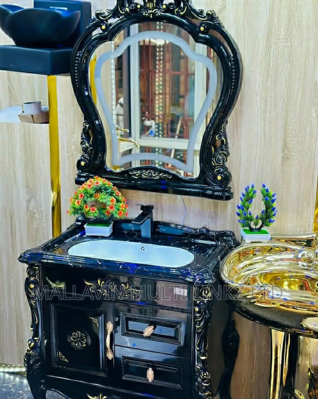 80cm Cabinet Basin Set And Led Mirrors