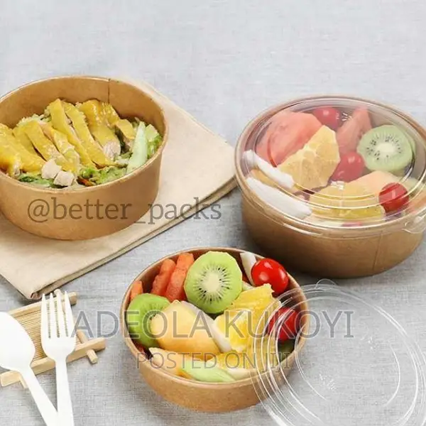 750ml Kraft Paper Bowl - A Pack of 600pcs