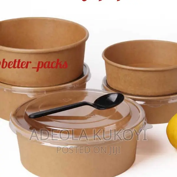 750ml Kraft Paper Bowl - A Pack of 600pcs