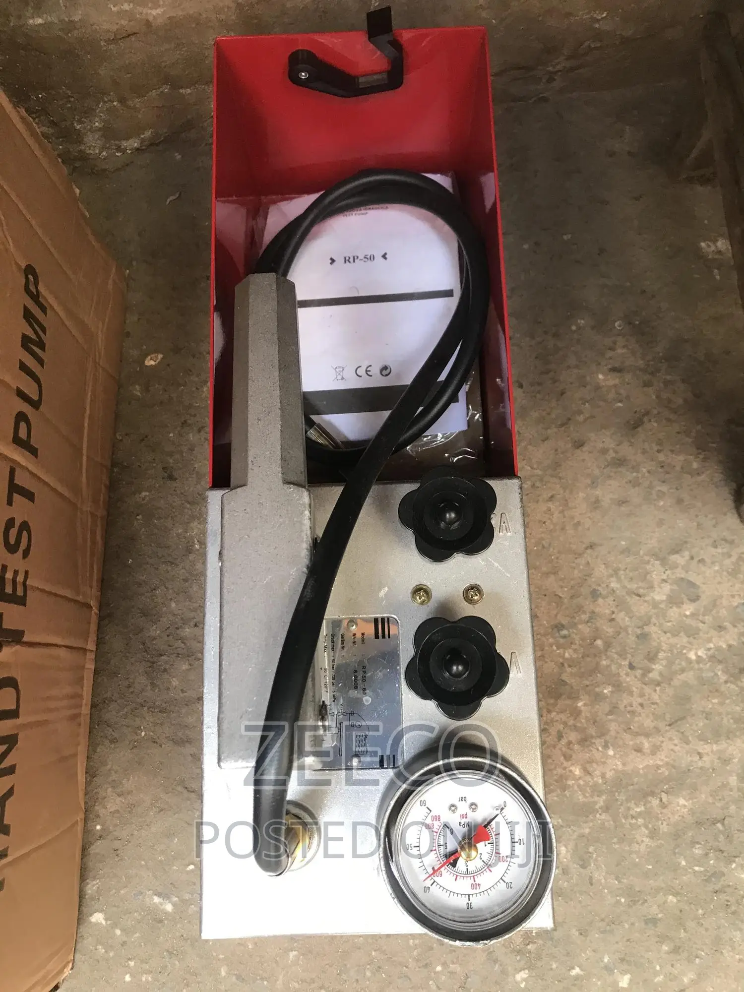 Hydraulic Pressure Test Pump Rp50
