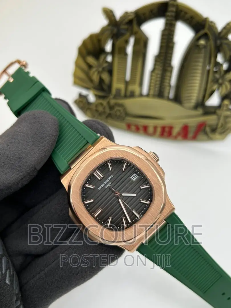 Original PATEK PHILIPPE Rubber Strap Watch Available Instore