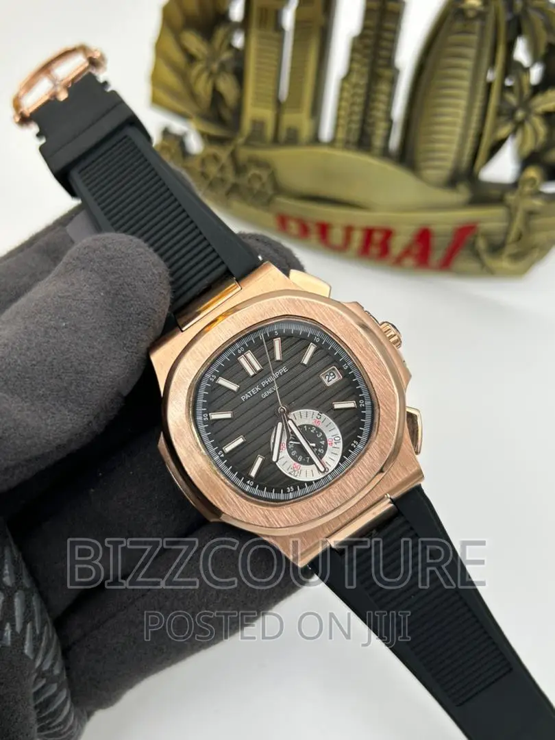 Original PATEK PHILIPPE Rubber Strap Watch Available Instore