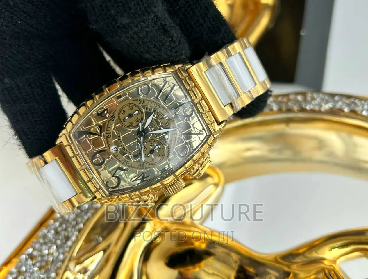 Original FRANCK MULLER Silver Chain Watch Available in Store