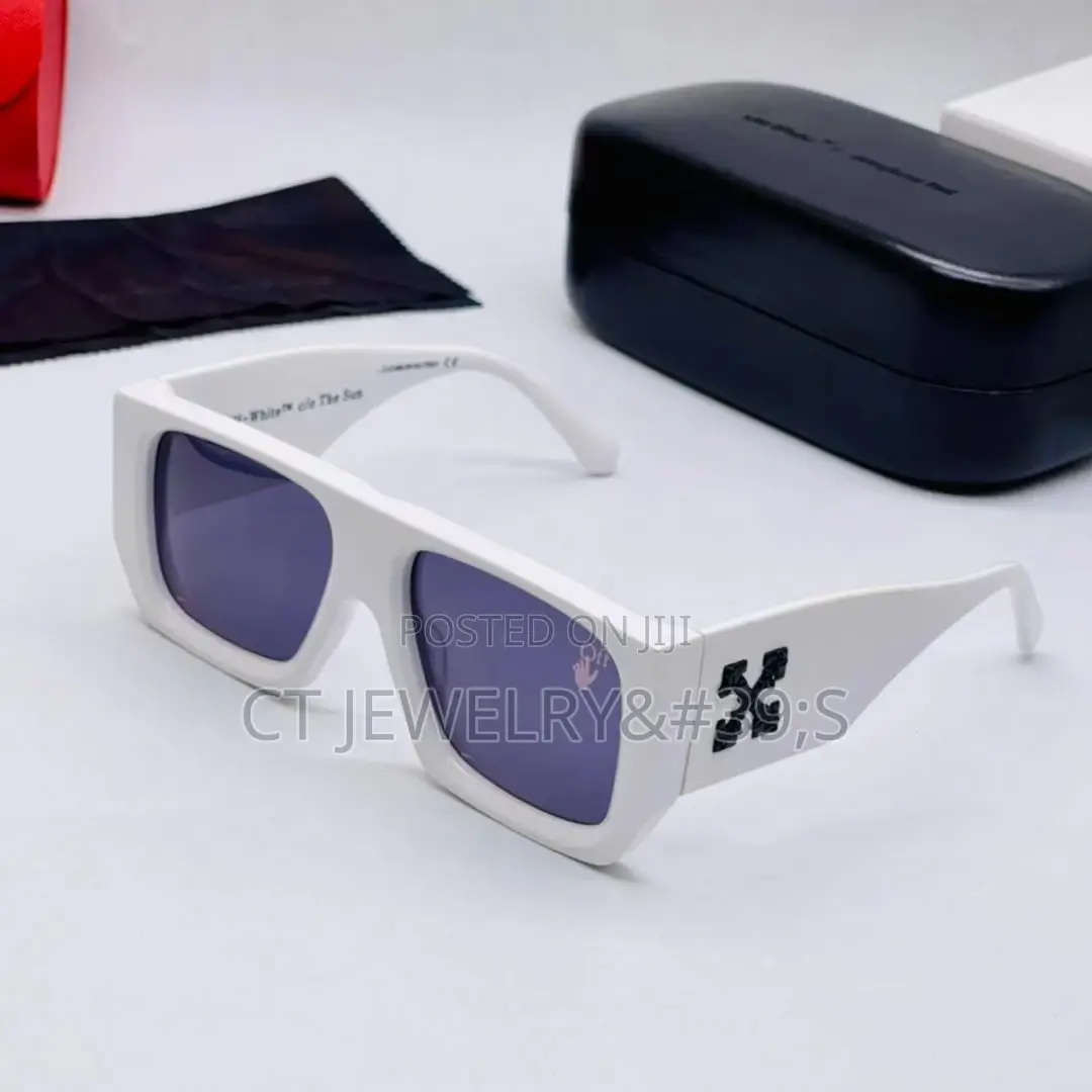 Nice And Classic Off-white Sunglasses For Unisex