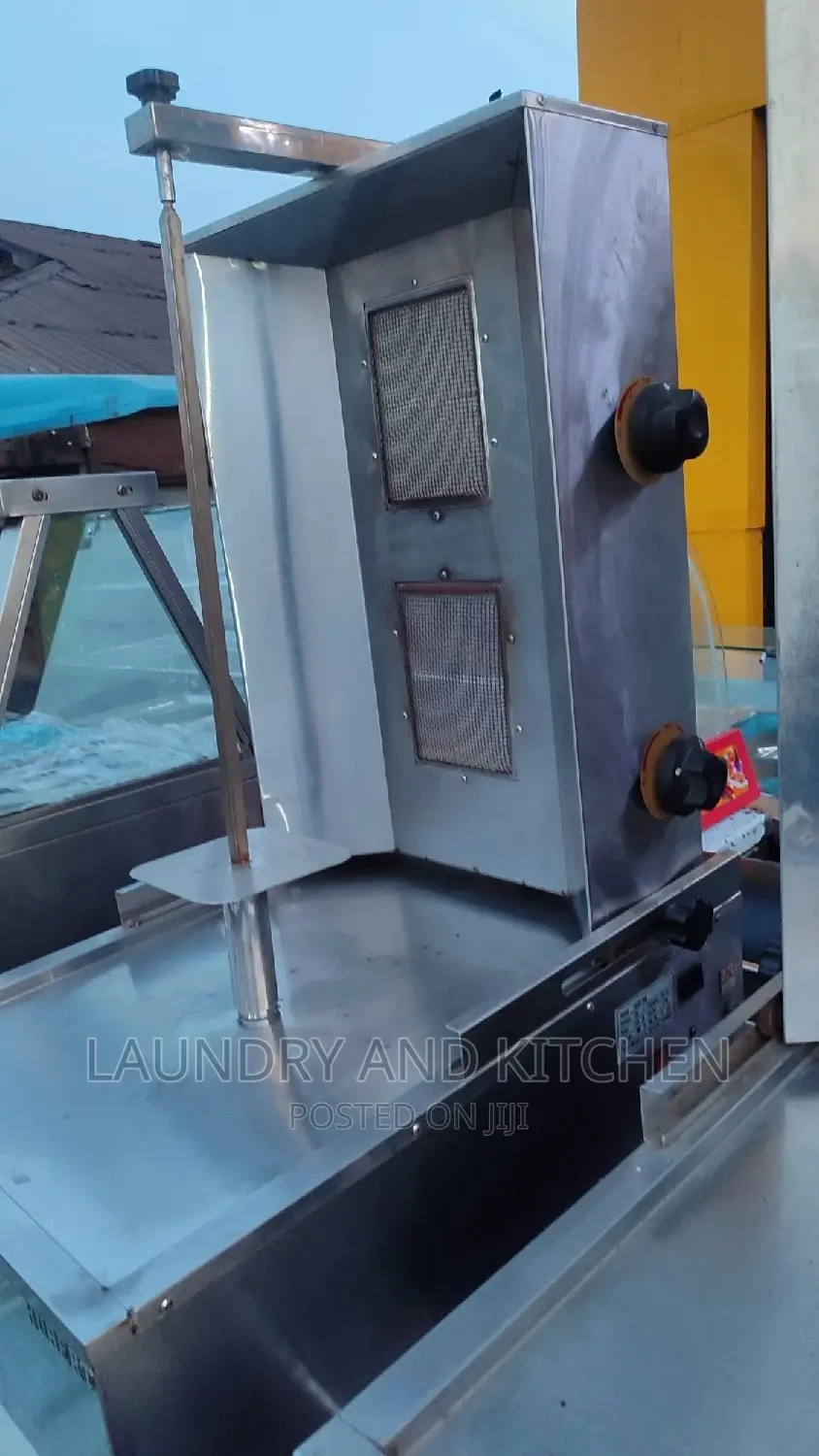 Foreign Made Shawarma Machine With Double Burner Shawarma