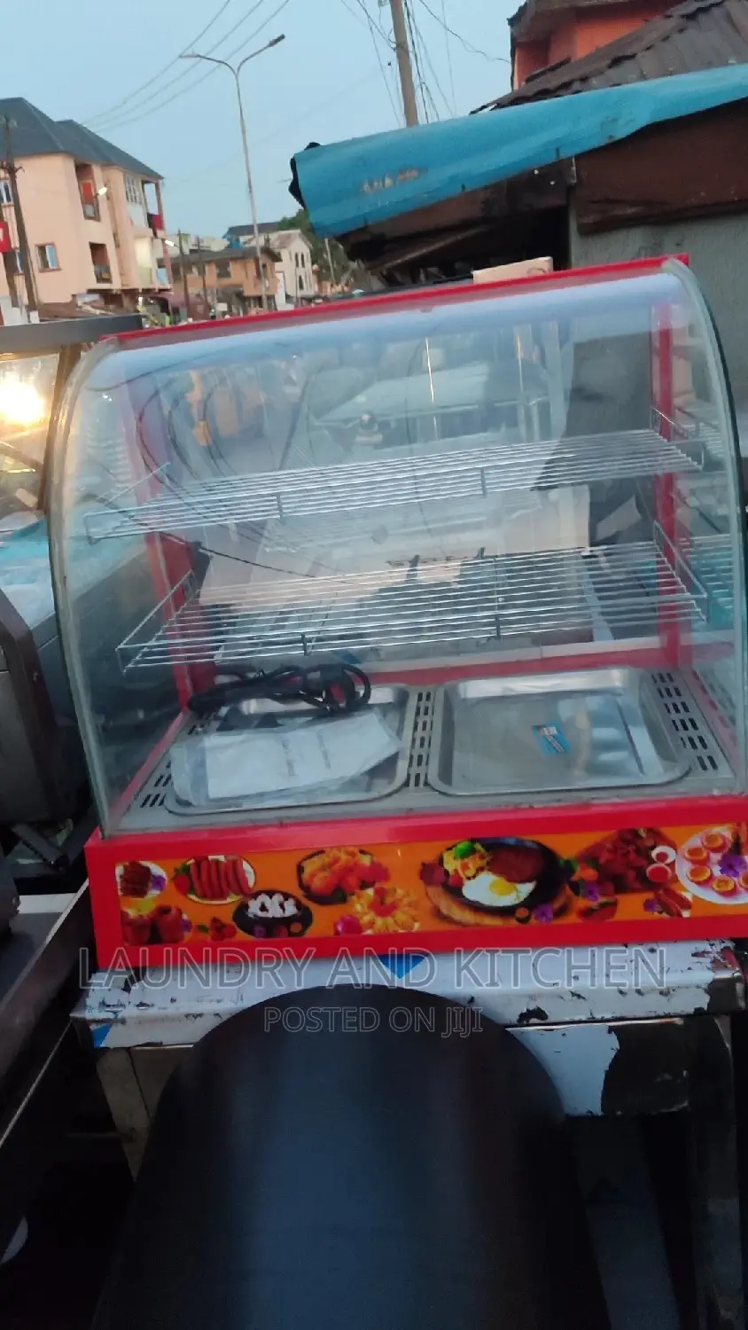 Foreign Made Food and Snacks Warmer Double Trays