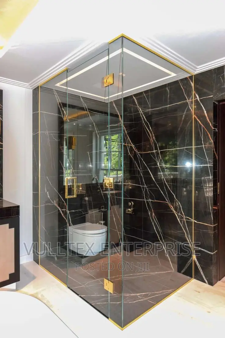 Gold. Accessories Bathroom Cubicle