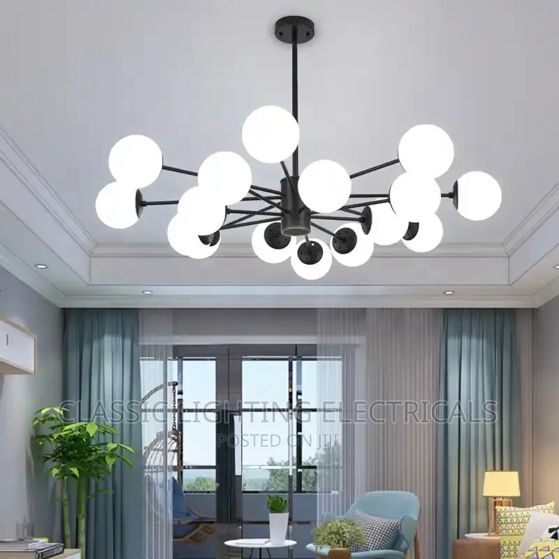 Modern Glass Chandelier Lighting Ceiling Chandeliers Light