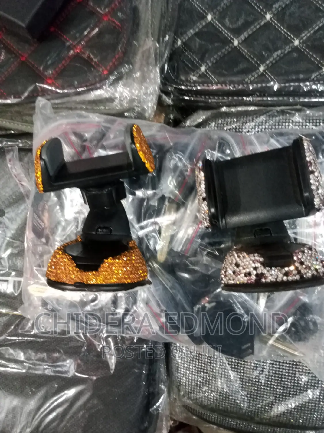 Car Multi Color Fancy Light With Telephone Holder