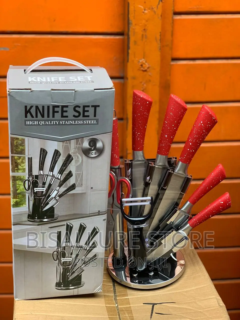 Stainless Steel Knife Set-a
