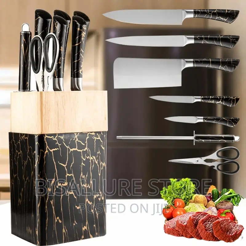 7/8pcs Stainless Knife Set -b