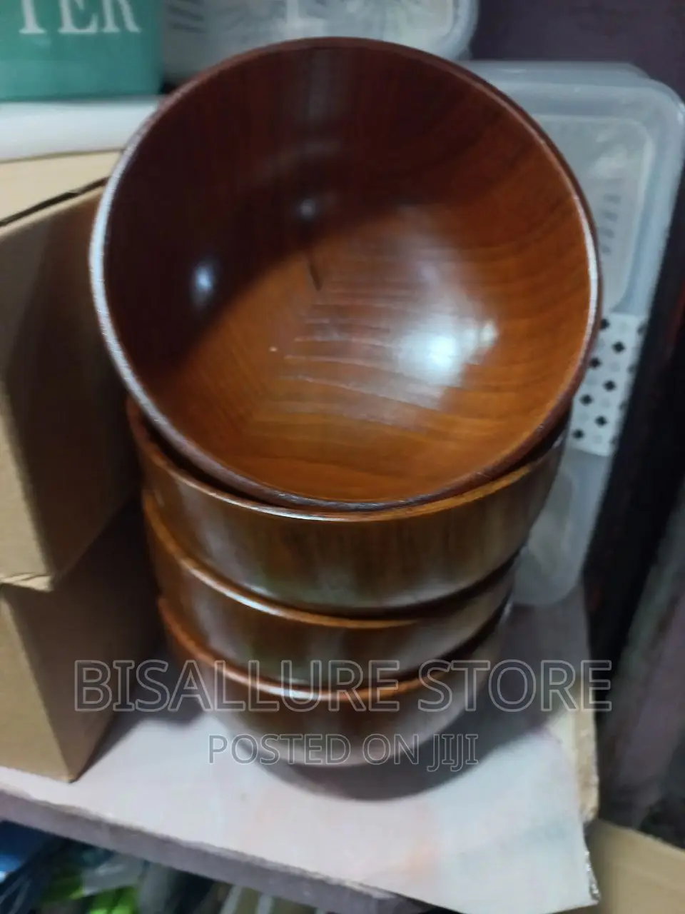 Wooden Bamboo Bowls