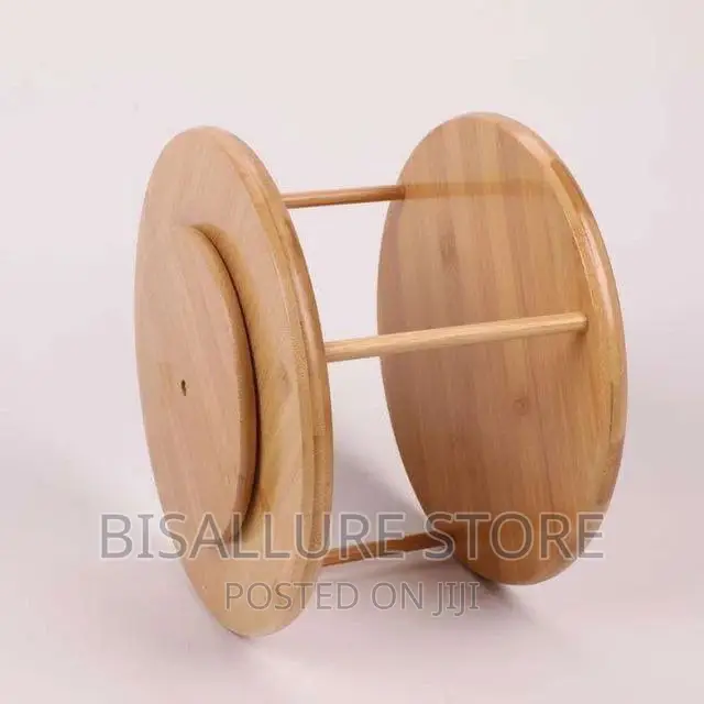 Lazy Susal Rotating Bamboo Spice Rack