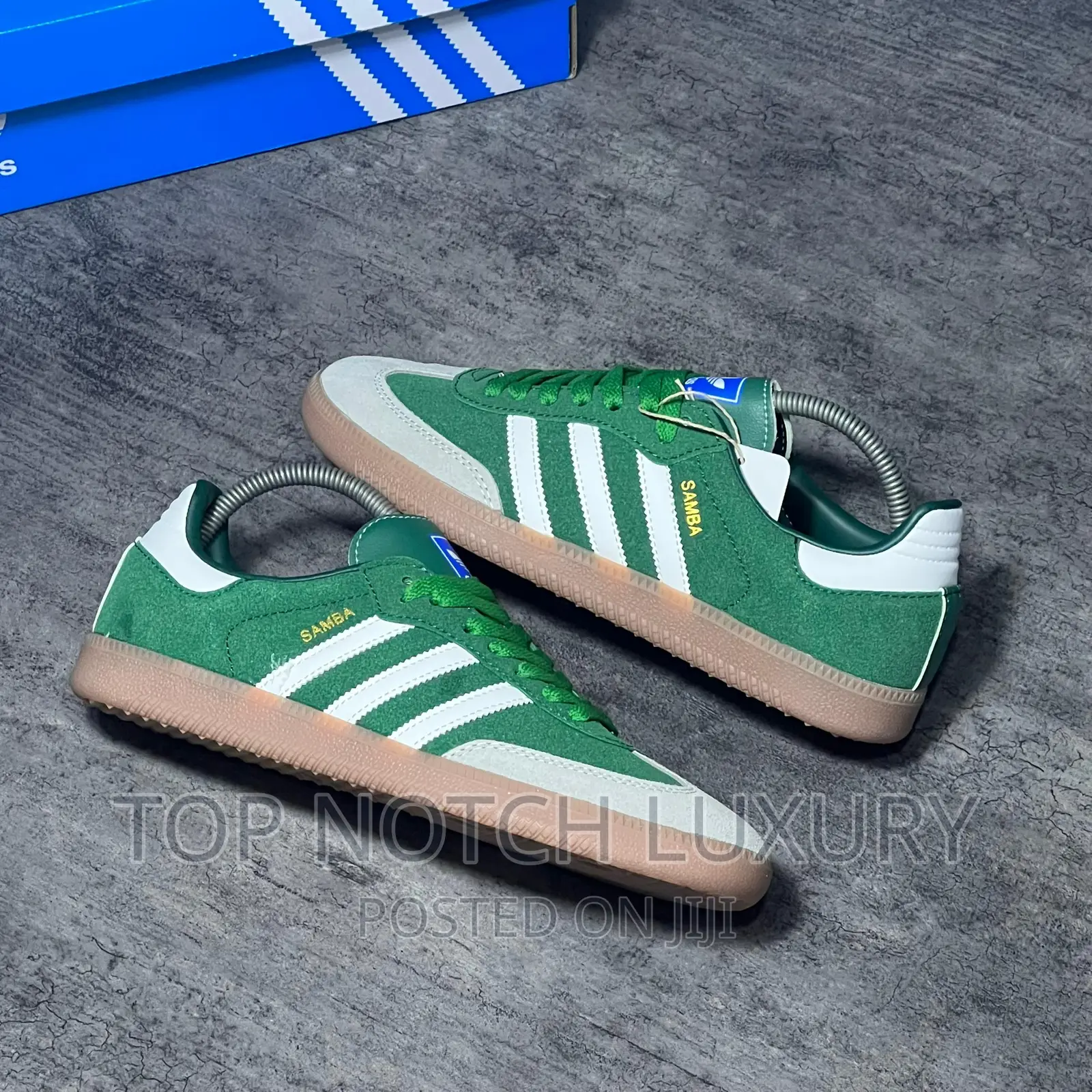 ORIGINAL Adidas Originals Samba Green MEN WOMEN SNEAKERS