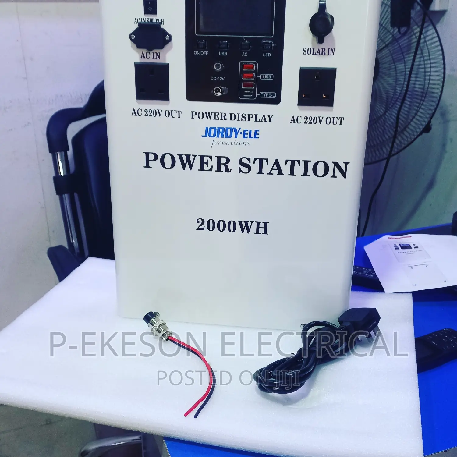 2000wh Wall Mounted Jordy Ele Lifepo4 Lithium Power Station