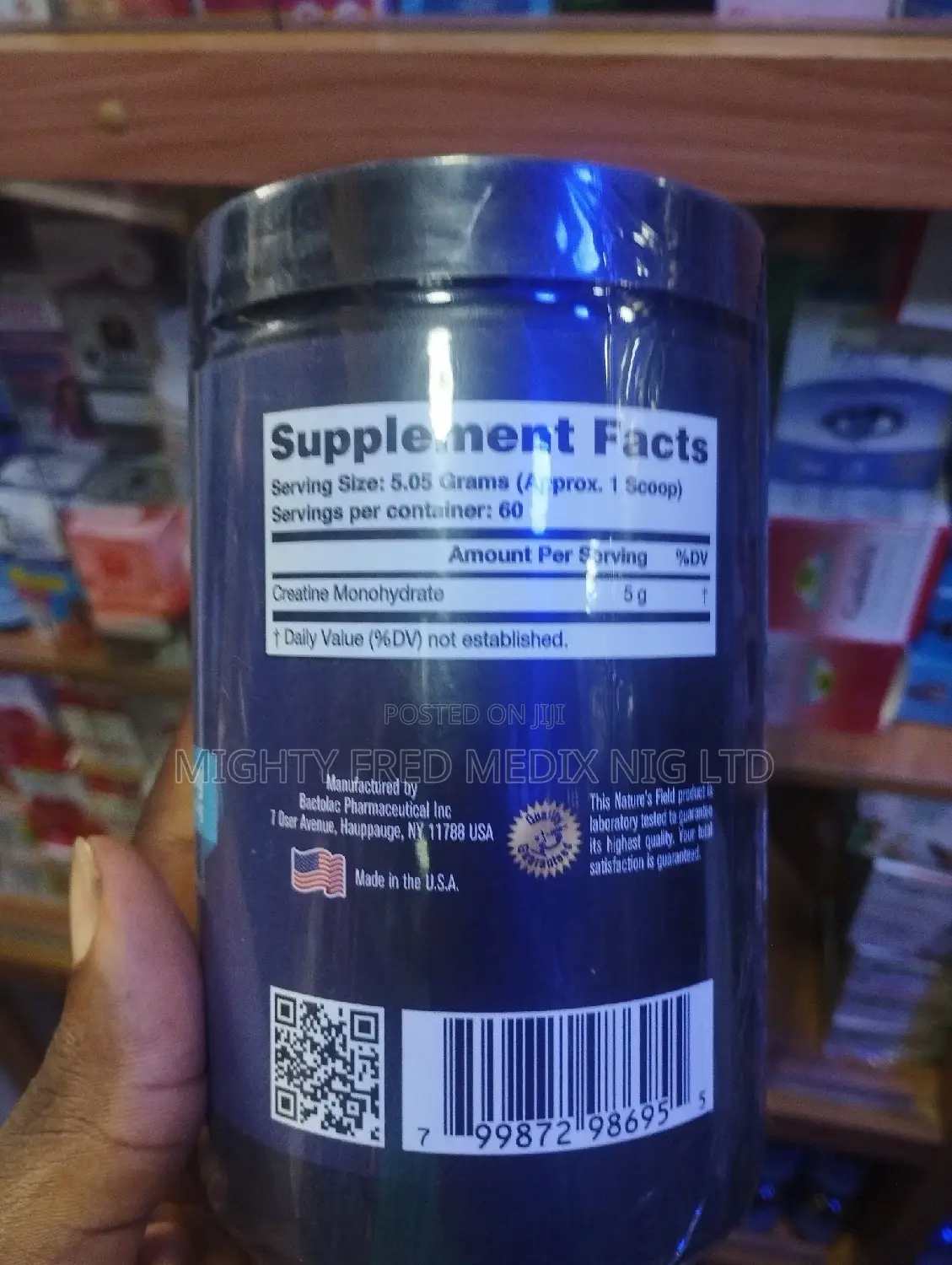 Nature Field Creatine Monohydrate Powder