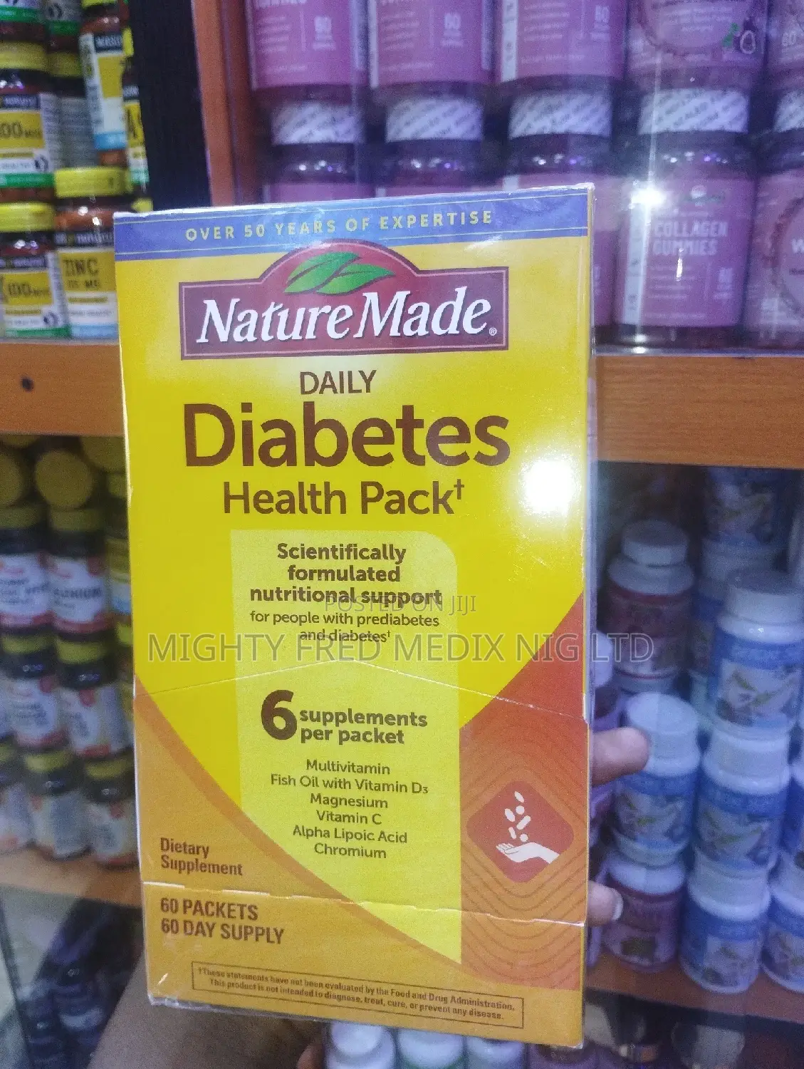 Nature Made Daily Diabe. Tes Health Pack X 60