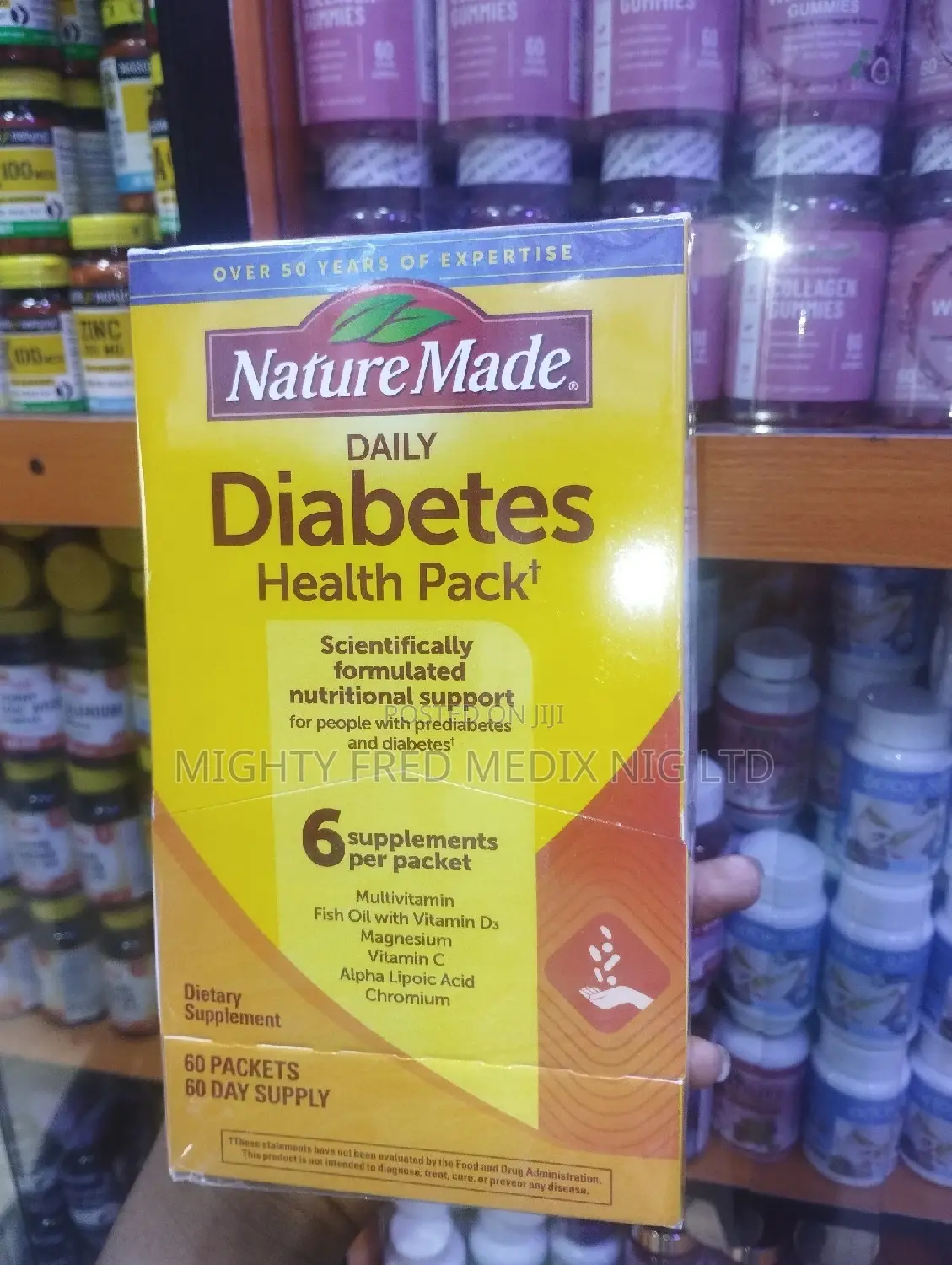 Nature Made Daily Diabe. Tes Health Pack X 60