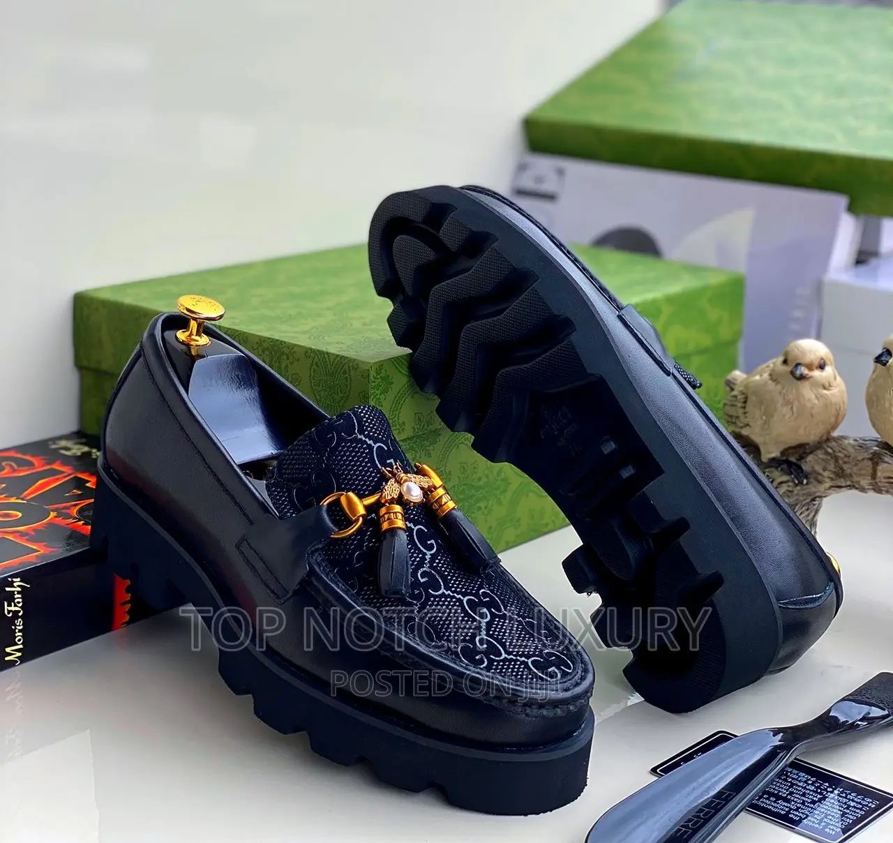 Gucci Luxury Thick Sole Shoe
