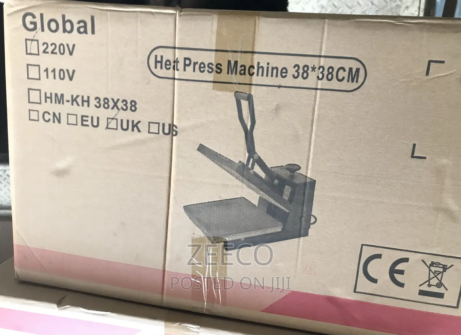 Heat Press Machine 38/38cm 1800w