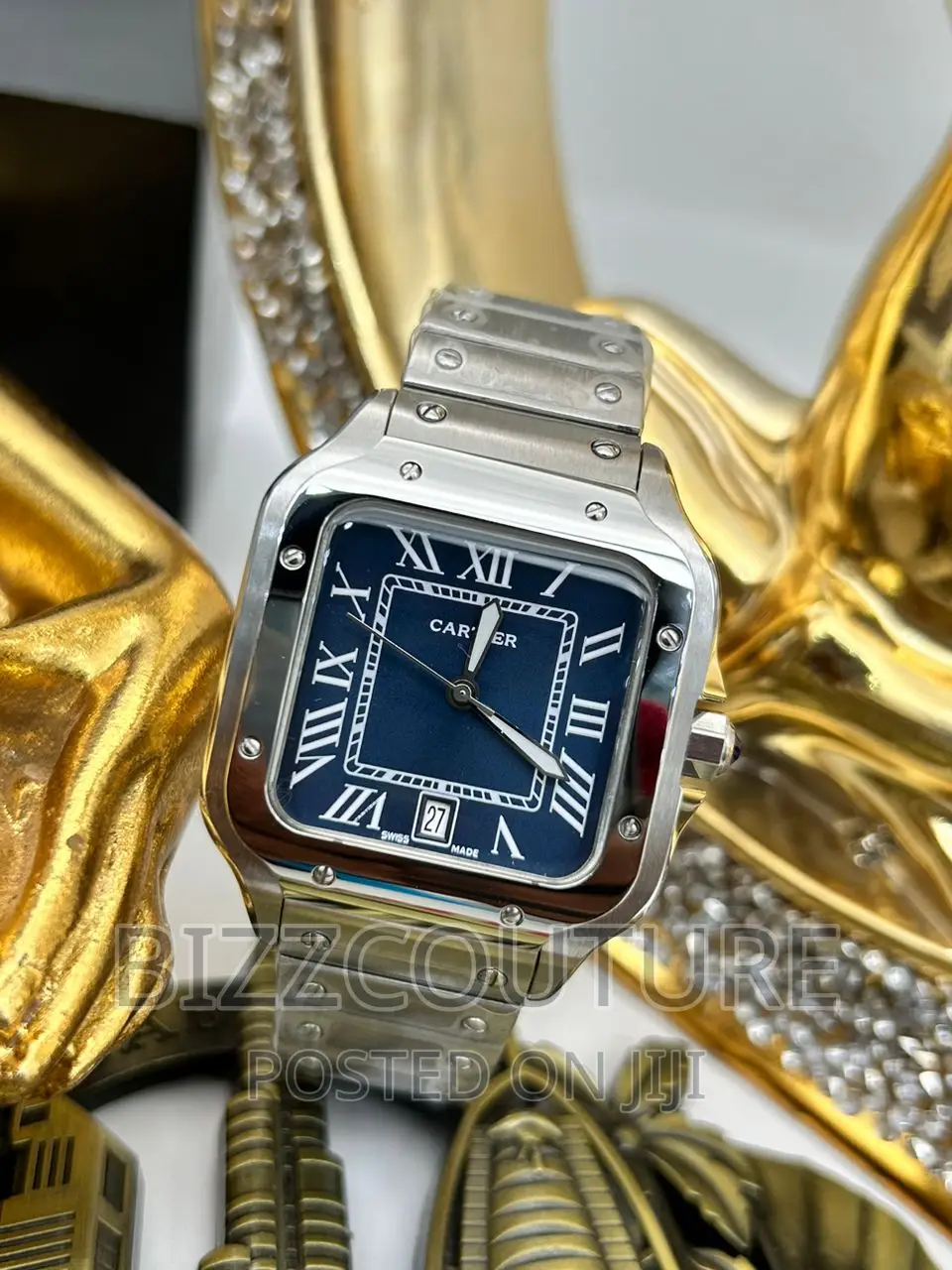 Original CARTIER Silver Steel Chain Watch Available in Store