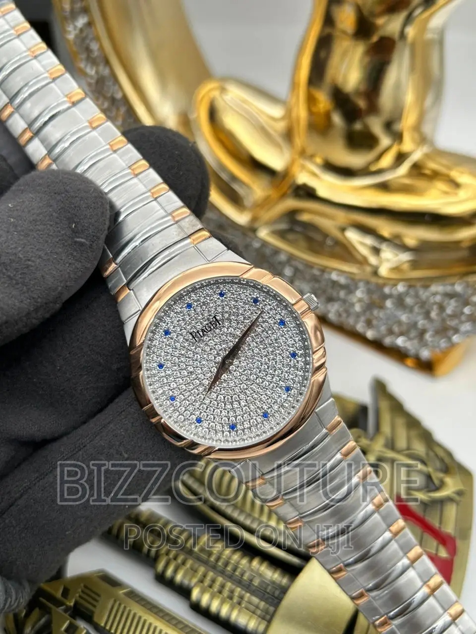 Original Piaget Silver Steel Chain Watch Available in Store