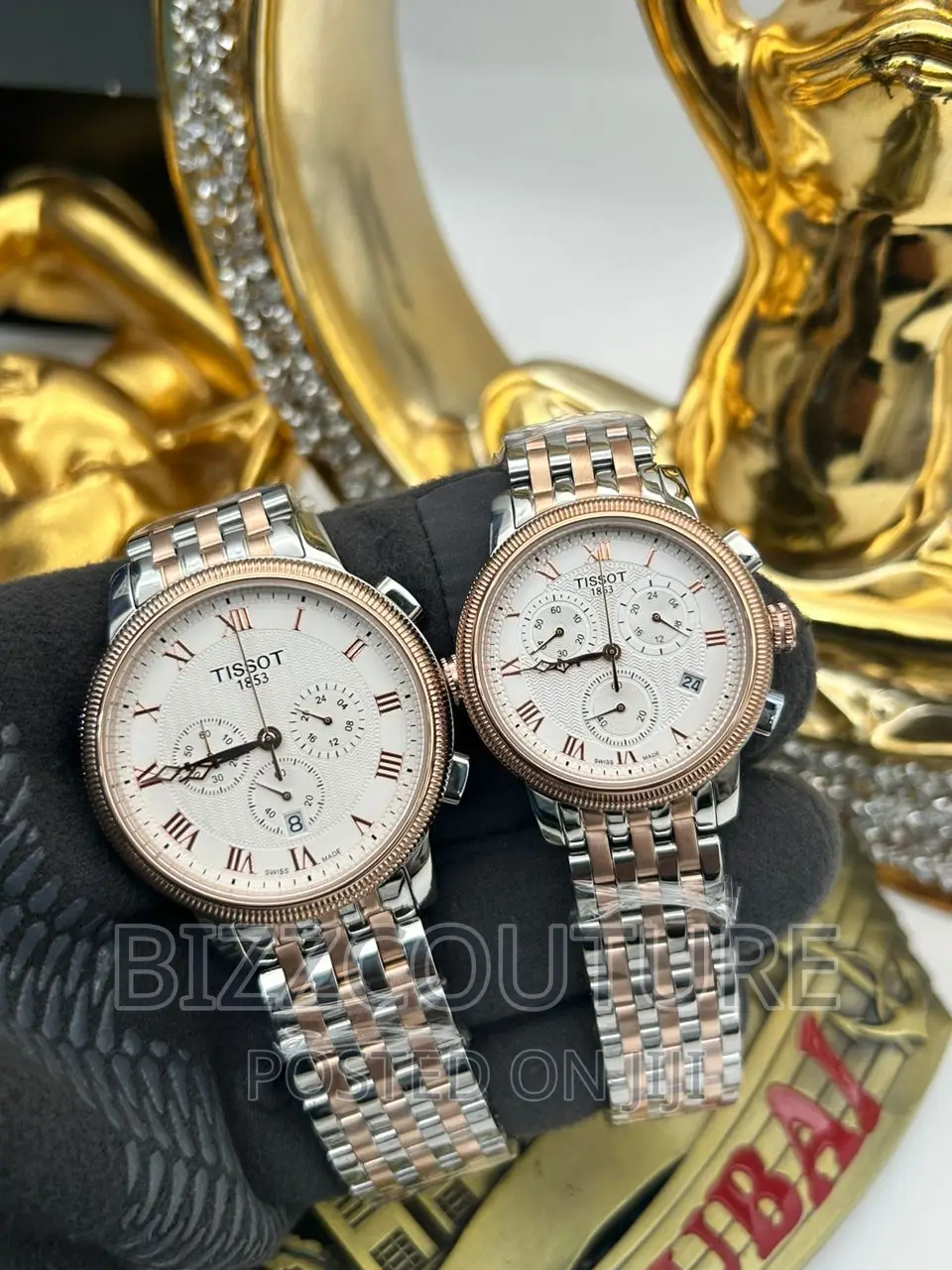 Original TISSOT Gold Steel Chain Available in Store