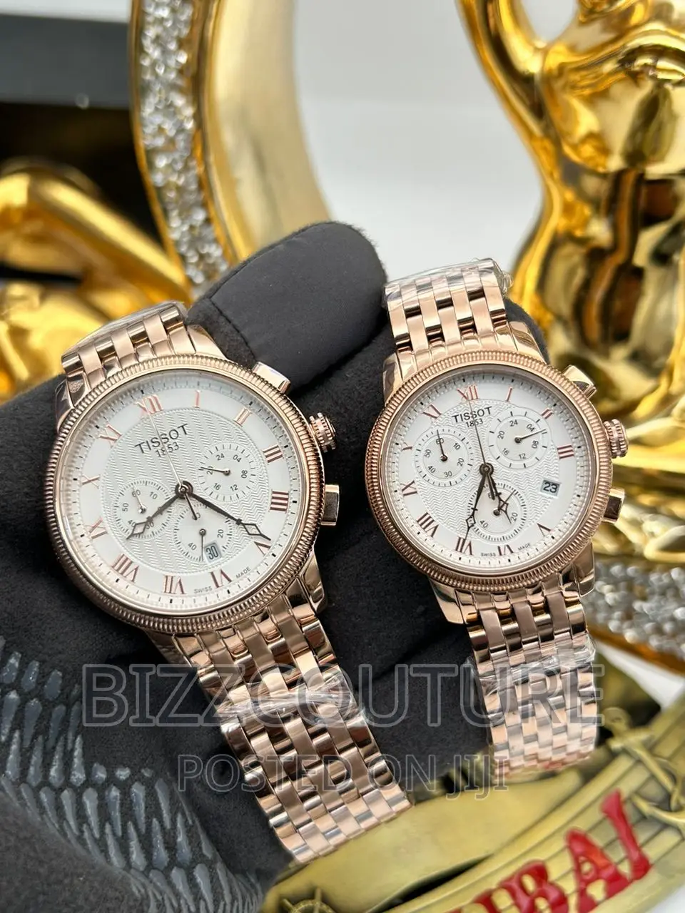Original TISSOT Gold Steel Chain Available in Store