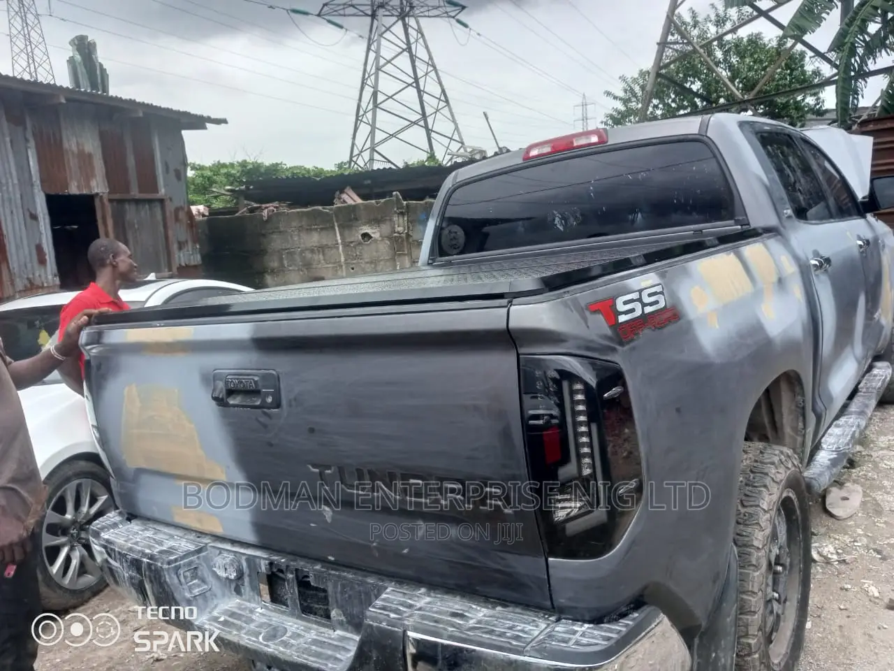Fiber Folding Boot Cover for Toyota Tundra :