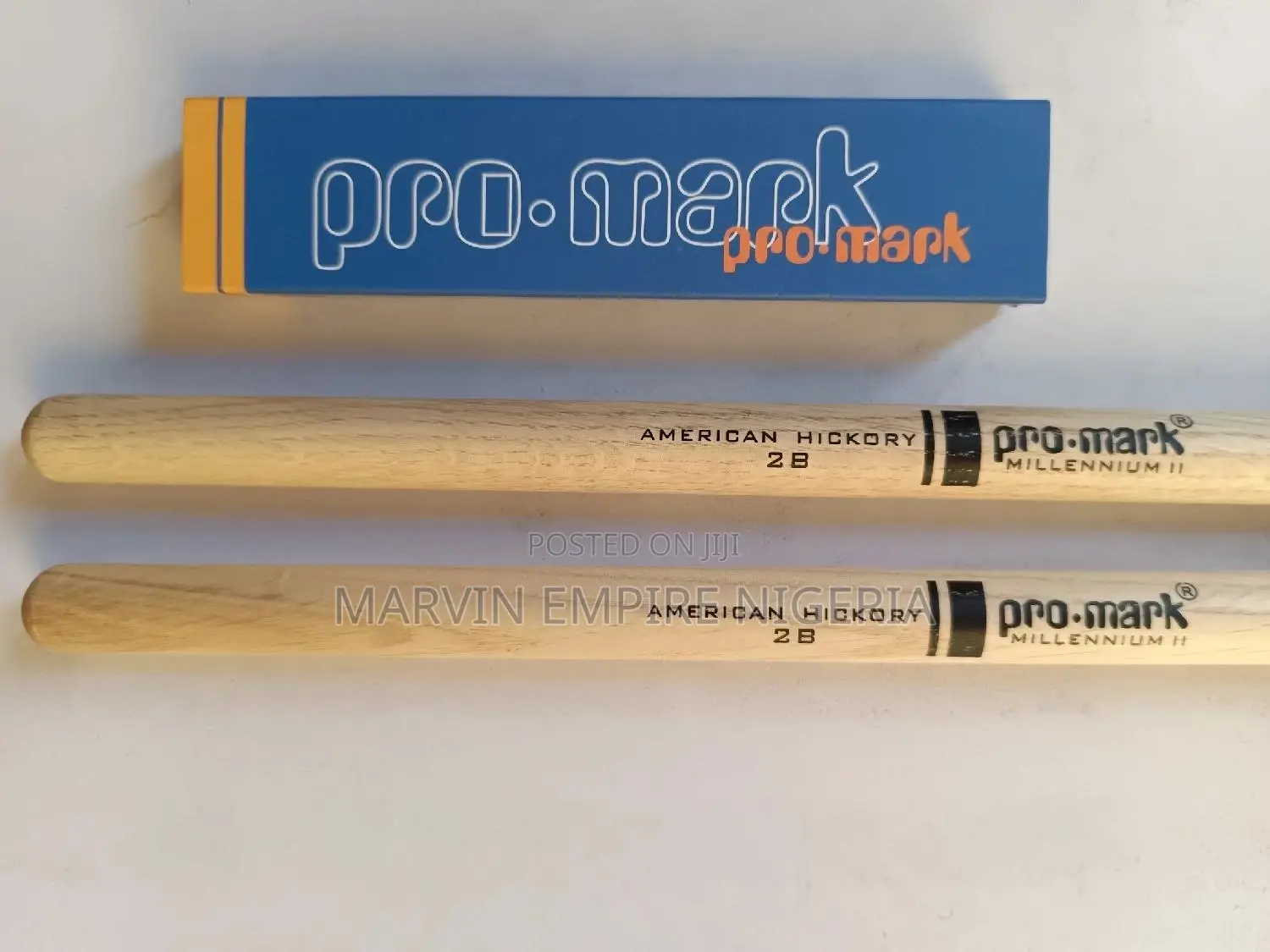 PRO MACK 2B Drum Sticks Millennium II American Hickory