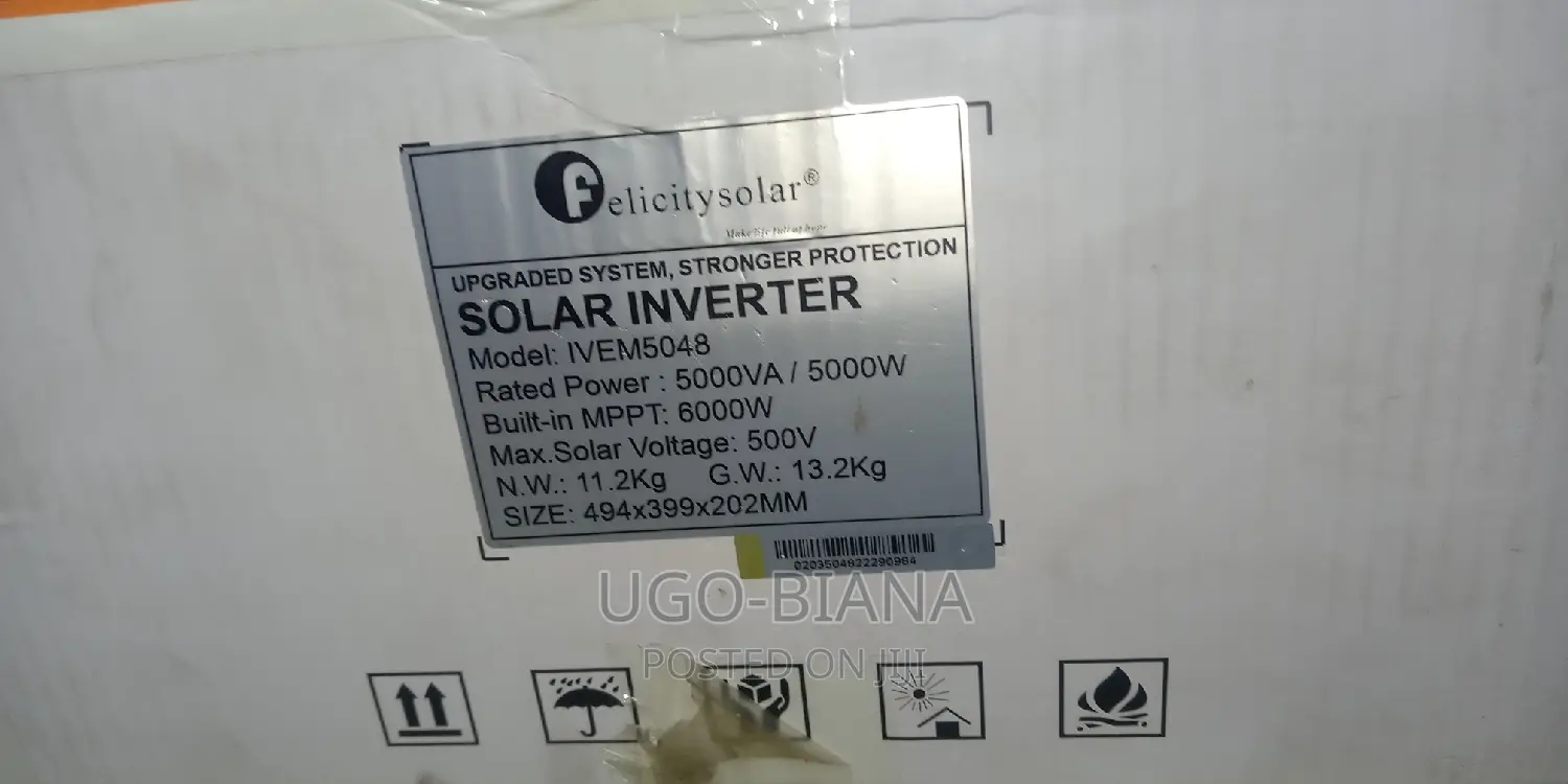 5kva Felicity Hybrid Solar Inverter