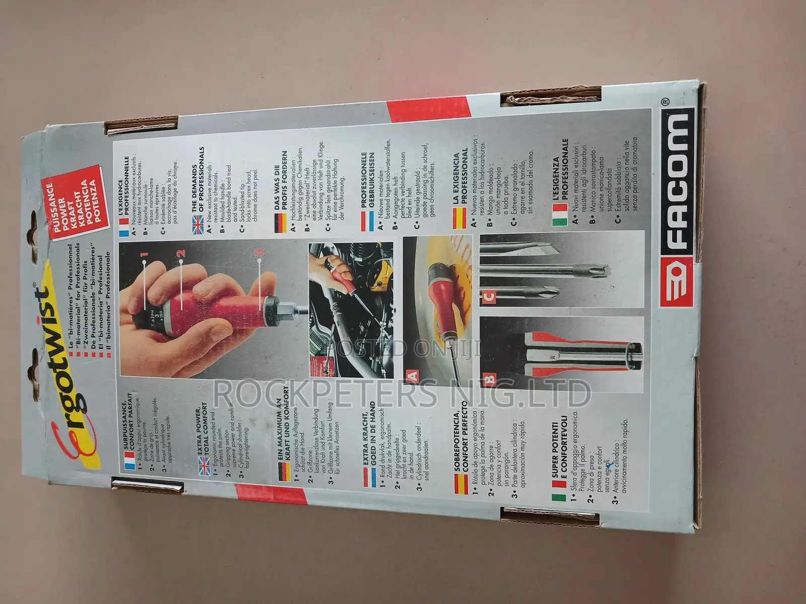 6pc Facom Azj5pb Screwdriver Set Facom Ergotwist