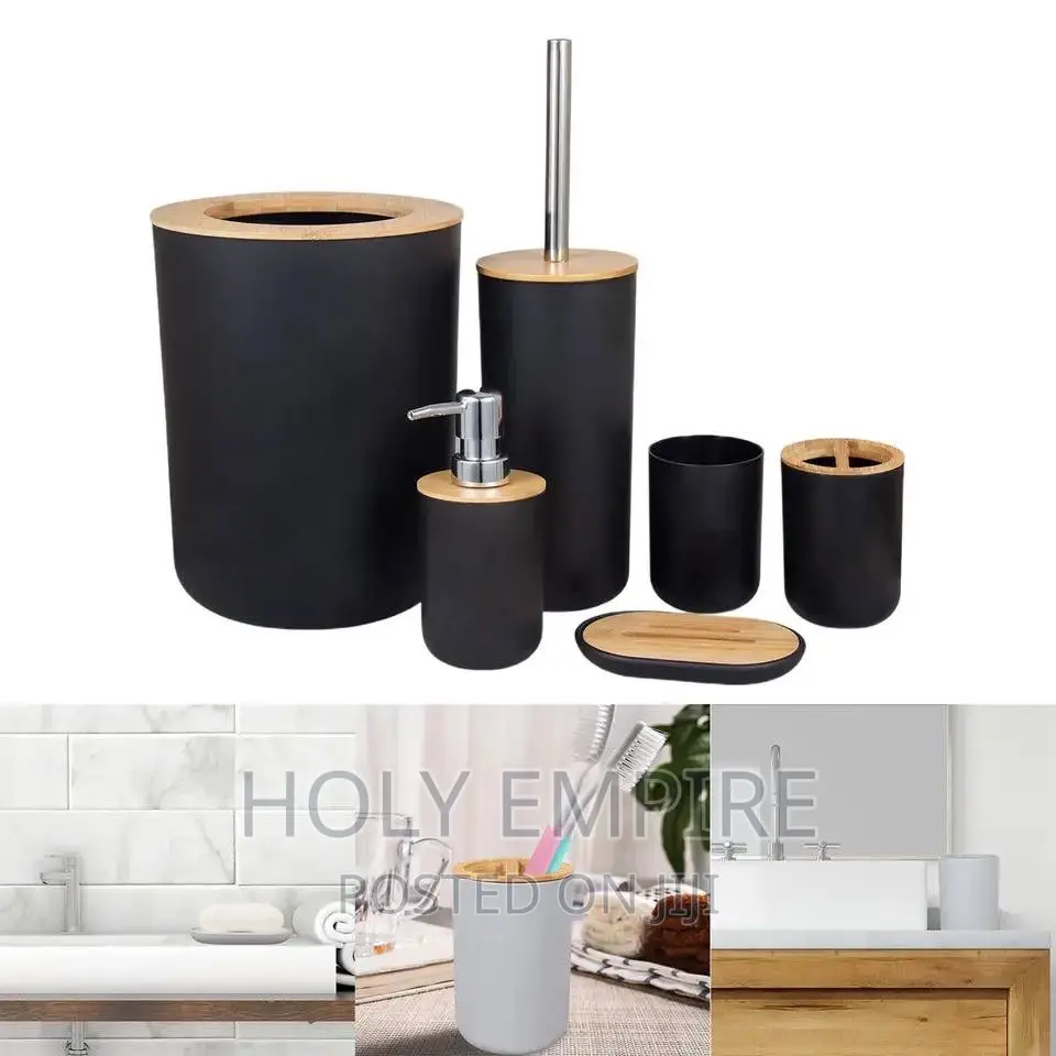 Bathroom Accessories Set of 6,With Toothbrush Holder,Toothbr
