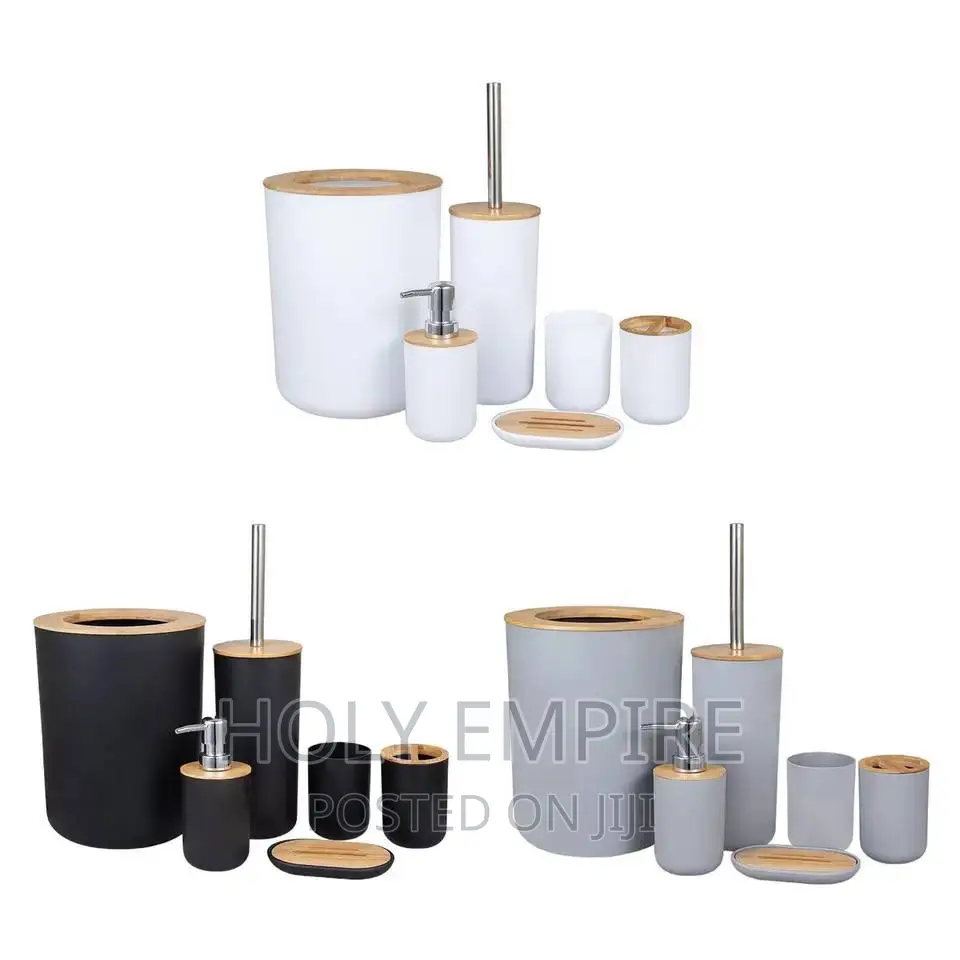 Bathroom Accessories Set of 6,With Toothbrush Holder,Toothbr