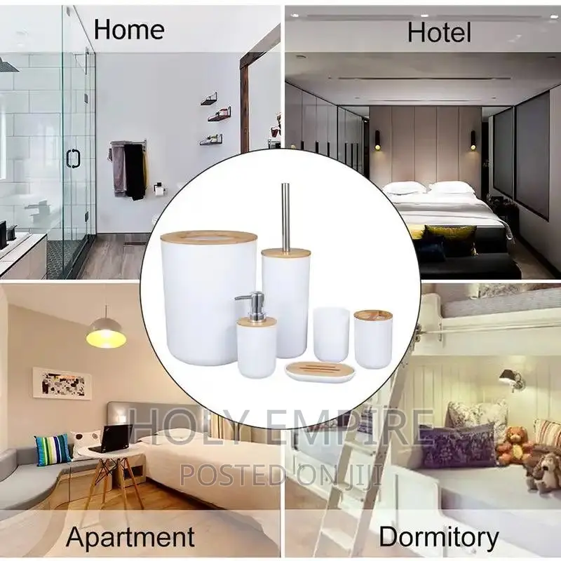 Bathroom Accessories Set of 6,With Toothbrush Holder,Toothbr