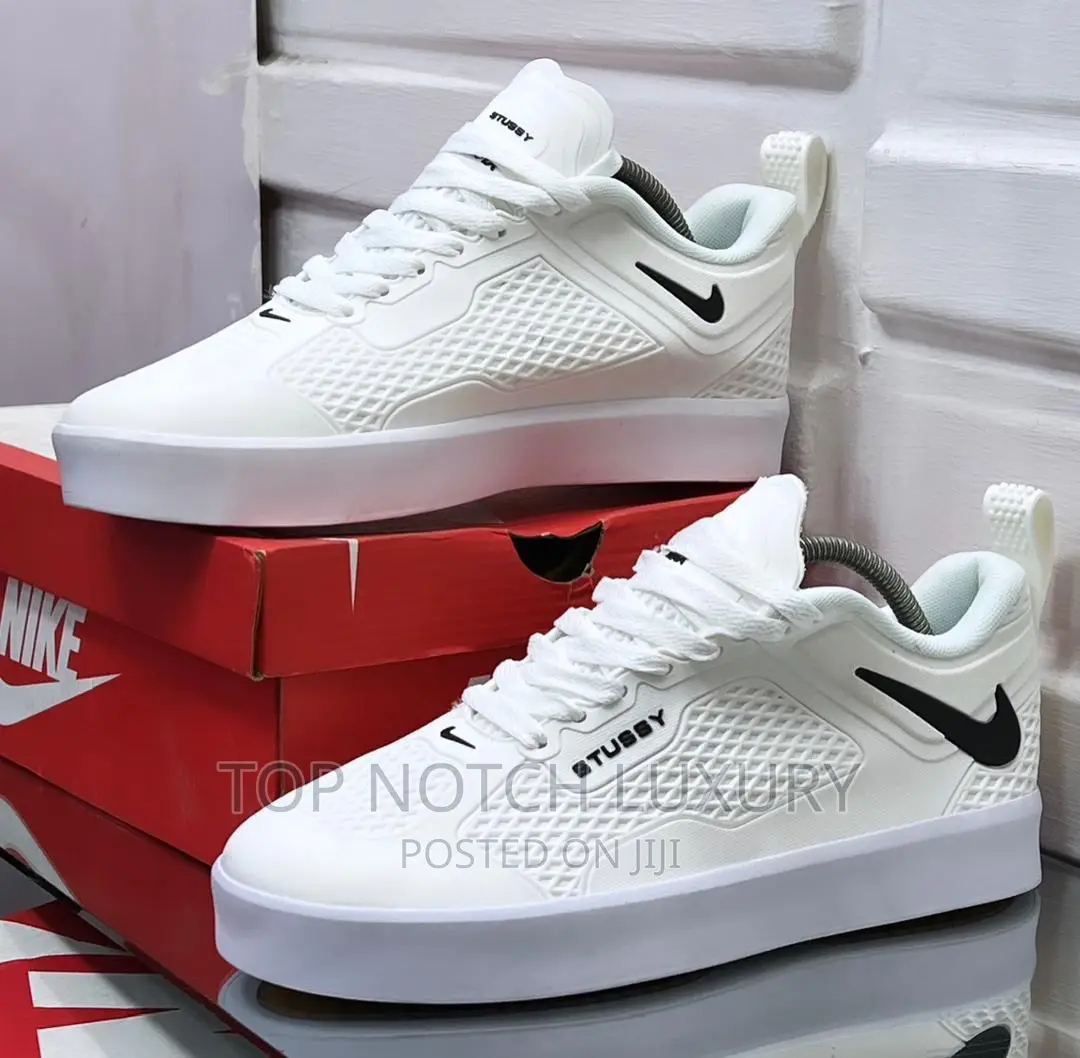 *Original Nike Tiempo Stussy Men Women Sneakers