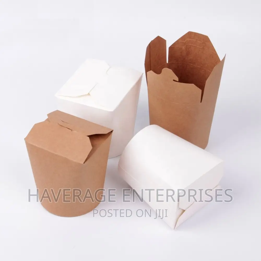 Foldable French Fries Box/Noodles Takeaway Food Boxes 300pcs
